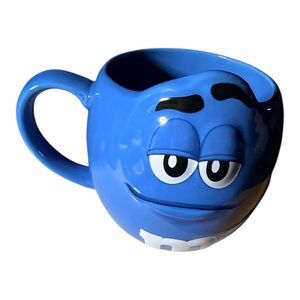 M&M's World Blue Character 3D sculpted ceramic coffee mug